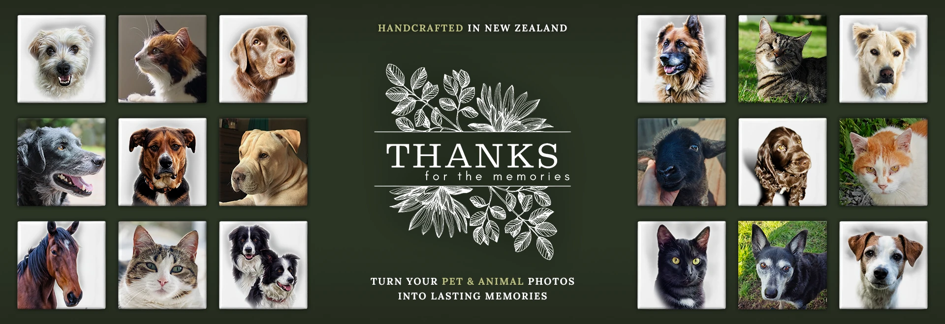 Pet and animal photo magnets — handcrafted in New Zealand